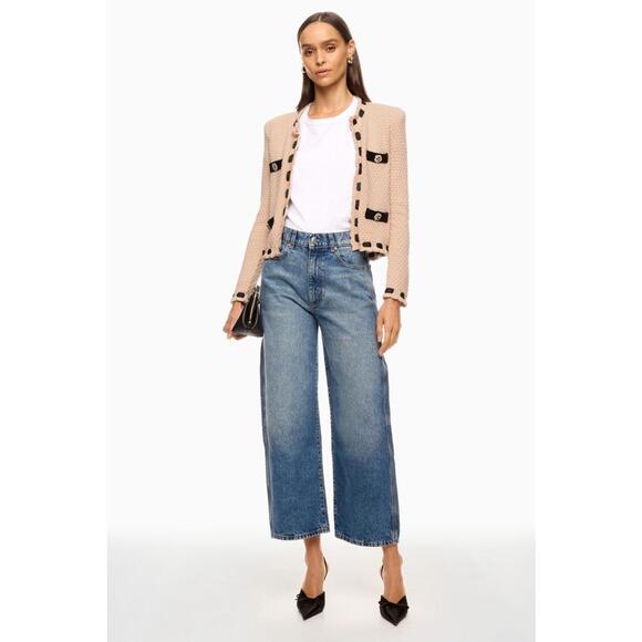 L’Agence Off-White Astor Cardigan Size XS/T in Good Condition